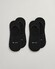 Gant Invisible Socks 2Pack Sokken Zwart