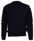 Gant Italian Wool Blend Argyle Crew Neck Trui Dark Navy Melange