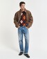 Gant Italian Wool Blend Argyle Crew Neck Trui Winter Wine