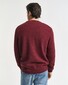 Gant Italian Wool Blend Argyle Crew Neck Trui Winter Wine