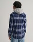 Gant Jaspé Check Button Down Overhemd Marine
