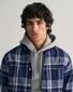 Gant Jaspé Check Button Down Overhemd Marine