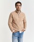 Gant Lambswool Cable Half Zip Trui Khaki Melange