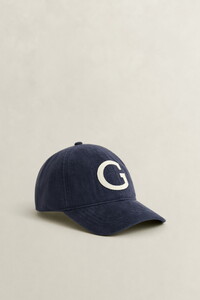 Gant Large G Badge Fantasy Cap Avond Blauw