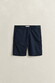 Gant Lightweight Cotton Twill Sport Chino Shorts Bermuda Avond Blauw