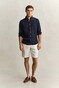 Gant Linen Solid Color Drawstring Bermuda Cream