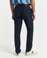 Gant Linnen Cotton Slim Flat-Front Broek Avond Blauw