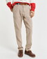 Gant Linnen Cotton Slim Flat-Front Broek Zand