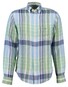 Gant Linnen Madras Check Button-Down Overhemd Kalamata Green