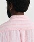 Gant Linnen Multi Stripe Button-Down Overhemd Geranium Pink