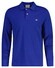 Gant Long Sleeve Piqué Uni Fine Shield Embroidery Polo Blauw
