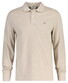 Gant Long Sleeve Piqué Uni Fine Shield Embroidery Polo Clay Beige