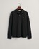 Gant Long Sleeve Piqué Uni Fine Shield Embroidery Poloshirt Black