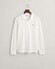 Gant Long Sleeve Piqué Uni Fine Shield Embroidery Poloshirt White