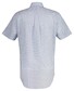 Gant Micro Pattern Short Sleeve Overhemd Licht Blauw