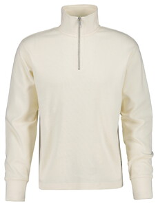 Gant Micro Texture Half-Zip Trui Cream
