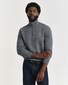 Gant Micro Texture Half Zip Trui Dark Grey Melange