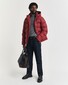 Gant Micro Texture Half Zip Trui Dark Grey Melange