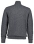 Gant Micro Texture Half Zip Trui Dark Grey Melange