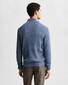 Gant Mini Cable Half Zip Trui Denim Blue
