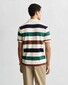 Gant Multi Stripe Cotton Short Sleeve Polo Cream