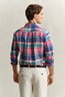 Gant Multicolor Indian Madras Check Overhemd Rose Red