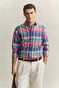 Gant Multicolor Indian Madras Check Overhemd Rose Red