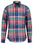 Gant Multicolor Indian Madras Check Overhemd Rose Red
