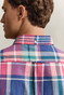 Gant Multicolor Indian Madras Check Overhemd Rose Red