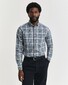 Gant Organic Cotton Archive Poplin Check Overhemd Forest Green