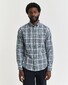 Gant Organic Cotton Archive Poplin Check Overhemd Forest Green