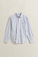 Gant Oxford Banker Stripe Button Down Overhemd College Blue