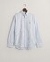 Gant Oxford Banker Stripe Button Down Overhemd Licht Blauw