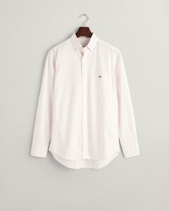 Gant Oxford Banker Stripe Button Down Overhemd Zacht Roze