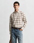 Gant Oxford Check Button-Down Overhemd Mahogany Brown