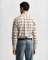 Gant Oxford Check Button-Down Overhemd Mahogany Brown