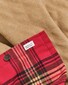 Gant Padded Check Double Chest Pocket Overshirt Cherry Red