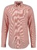 Gant Poplin Banker Stripe Button Down Overhemd Deep Orange