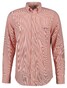 Gant Poplin Banker Stripe Button Down Overhemd Deep Orange
