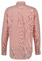 Gant Poplin Banker Stripe Button Down Overhemd Deep Orange