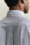 Gant Poplin Banker Stripe Button Down Overhemd Persian Blue