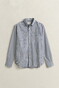 Gant Poplin Banker Stripe Button Down Overhemd Persian Blue