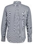 Gant Poplin Banker Stripe Button Down Overhemd Persian Blue