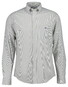 Gant Poplin Banker Stripe Button Down Overhemd Pewter Grey