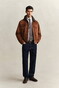 Gant Poplin Banker Stripe Button Down Overhemd Pewter Grey