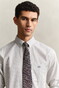 Gant Poplin Banker Stripe Button Down Overhemd Pewter Grey