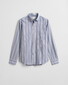 Gant Poplin Fil-à-Fil Triple Stripe Overhemd College Blue