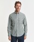 Gant Poplin Stripe Button Down Overhemd Forest Green
