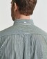 Gant Poplin Stripe Button Down Overhemd Forest Green