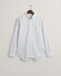 Gant Poplin Stripe Button Down Overhemd Licht Blauw